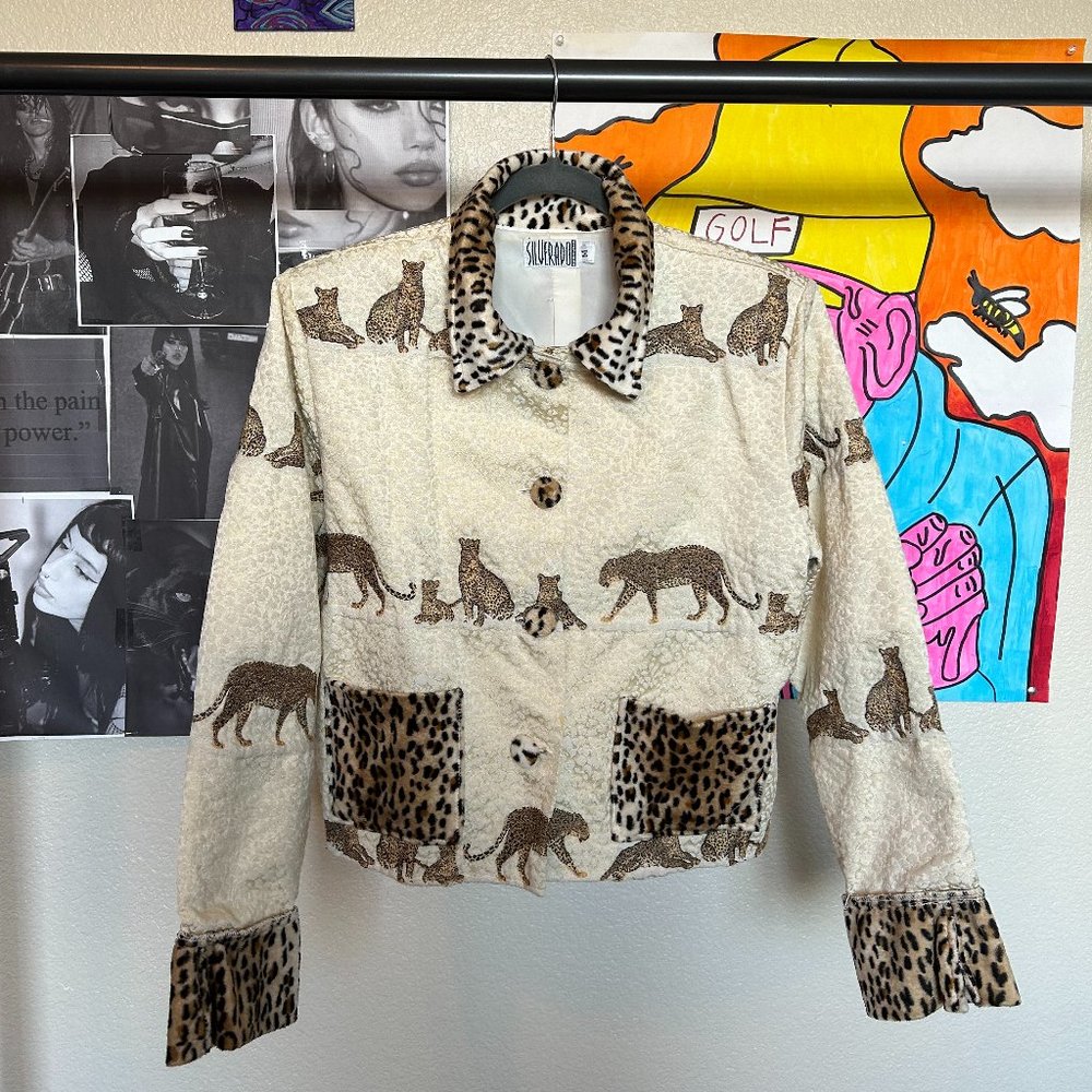 RARE VINTAGE LEOPARD PRINT JACKET